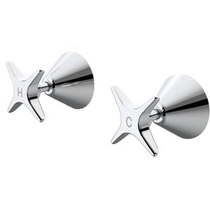 Caroma Chrome Elegance II Wall Top Assembly