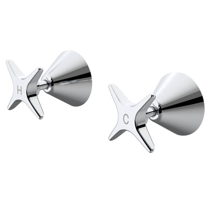 Caroma Chrome Elegance II Wall Top Assembly