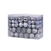 Catzon 100 Pcs Christmas Ball Ornaments Set-Silver