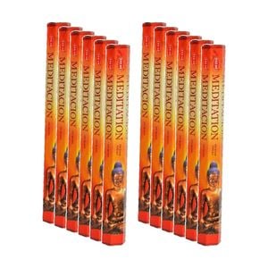 12PK HEM Home Fragrance Scented Smelling Incense Sticks Packet Set Meditation