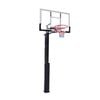 Leaf Living Dunk Master M022 Basketball System  In Ground Basketball Stand Ring Hoop Ironman - Pc Backboard