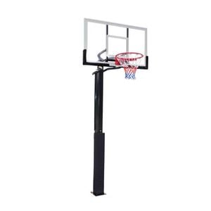 Leaf Living Dunk Master M022 Basketball System  In Ground Basketball Stand Ring Hoop Ironman - Pc Backboard