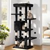 BEASTIE Cat Tree Scratcher Black 153cm