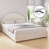 Artiss Bed Frame Gas Lift Beds Base Platform Boucle Fabric Double ELLA