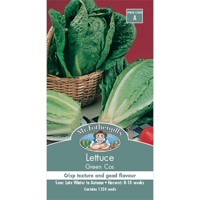 Mr Fothergill's Seed Lettuce Green Cos