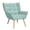 Artiss Armchair Blue Linen Fabric Cindy