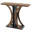 Costway Console Table 100cm Entryway Hall Geometric Industrial Sofa Side