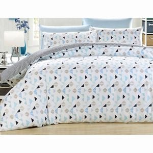 Bloomington 300TC Finley Reversible Quilt Cover Set King