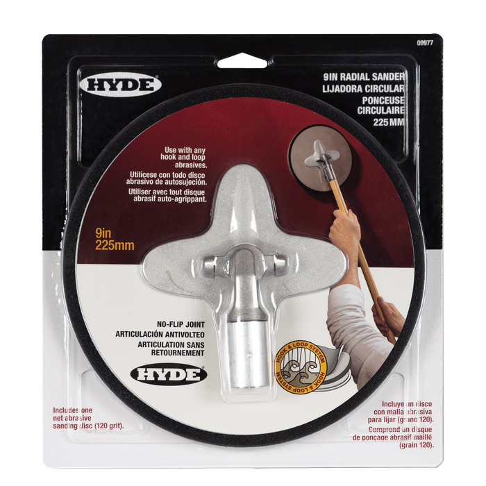 Hyde 225mm Radial Sander Plaster Tool