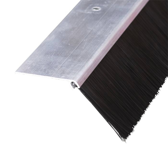 Moroday Silver Angled Brush Garage Door Seal