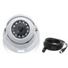 Elinz Heavy Duty CCD IR Eyeball Reversing Camera 10M Advanced 4 PIN Cable - White