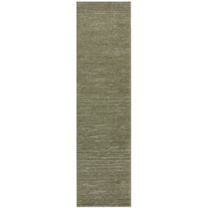 The Rug Connection Avid Suri Olive Green 400x80cm - Large Runner Indoor Rug