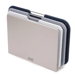 3pc Joseph Joseph Nest Chopping/Cutting Board w/ Storage Regular Set Grey