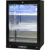 Rhino Black Glass Door Bar Fridge (Left Hinged) - SG1L-B