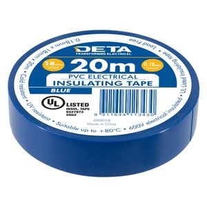 DETA 20m 18mm Blue Insulation PVC Tape