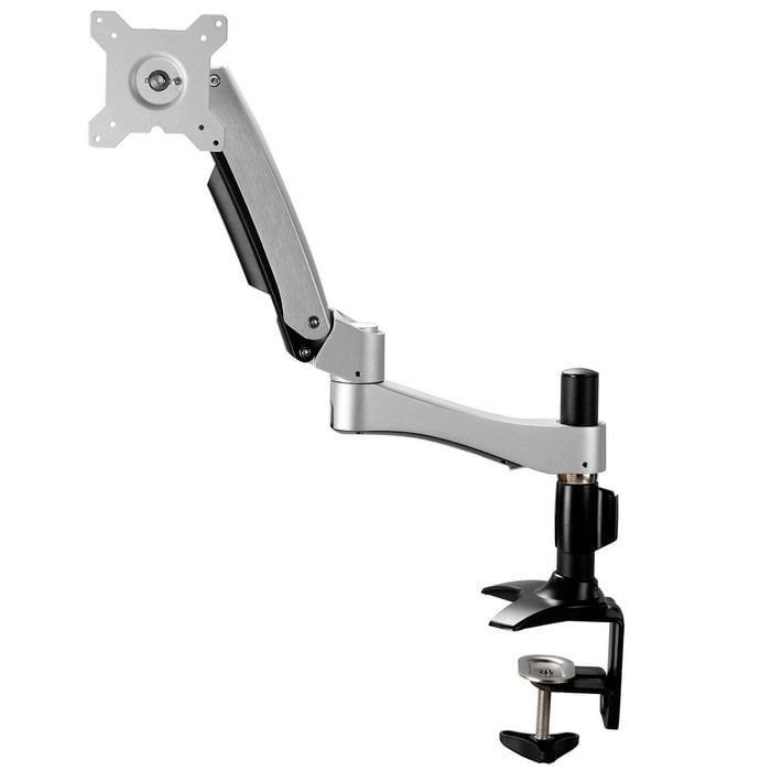 Up to 24" 10kg Single Tilt Swivel Arm LCD Monitor VESA Mount Desk Clamp Base