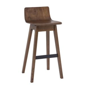 Modern Furniture AVA 44x88cm Bar Stool - Walnut