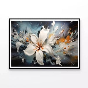 Beautiful Flowers Painting  Print 100% Australian Made 120x90cm  (Poster)