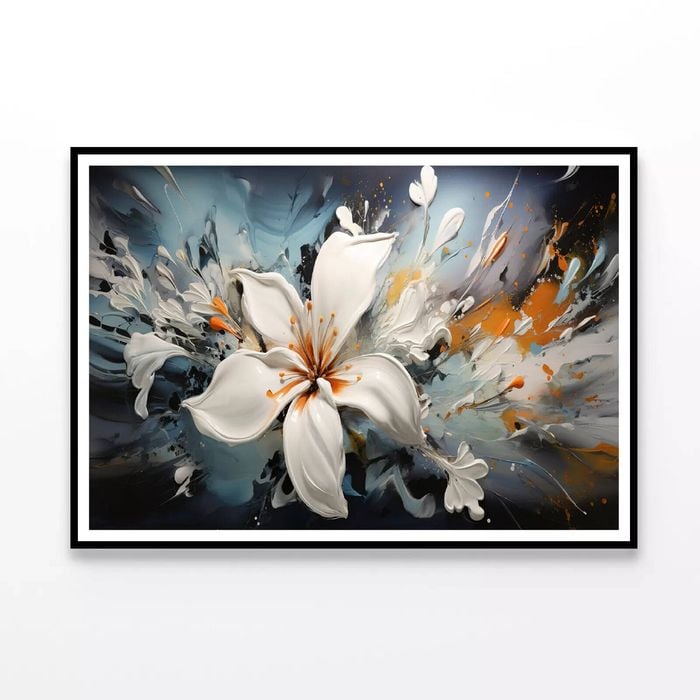 Beautiful Flowers Painting  Print 100% Australian Made 120x90cm  (Poster)