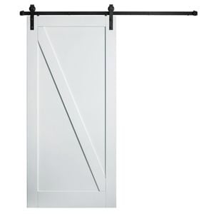 Corinthian 2450 x 1000 x 35mm Internal Barn Door Primed MDF PBD4