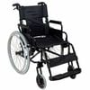 Safety and Mobility Lightweight Aluminium Self-Propelled Wheelchair Black Frame