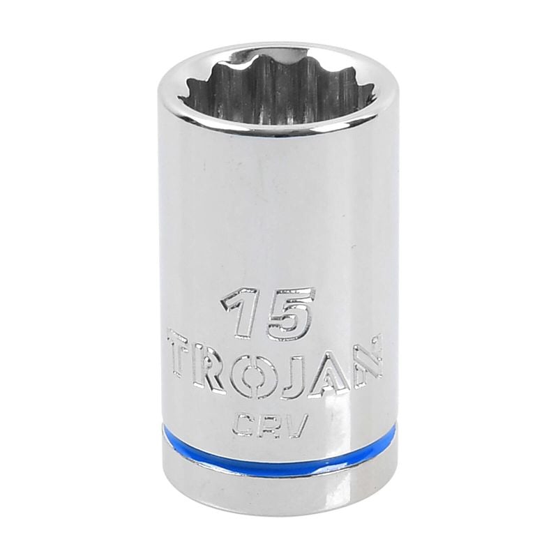 Trojan 15mm Socket 1/2" Drive 