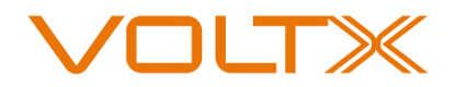 Voltx logo.