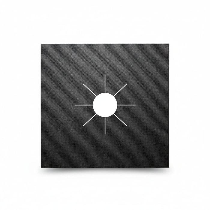 4 PCS Non-Stick Gas Stove Protectors for Kitchen - Easy to Clean (Black)