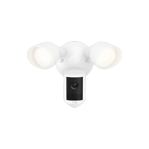 Ring White 2K 2nd Gen Wired Floodlight Camera