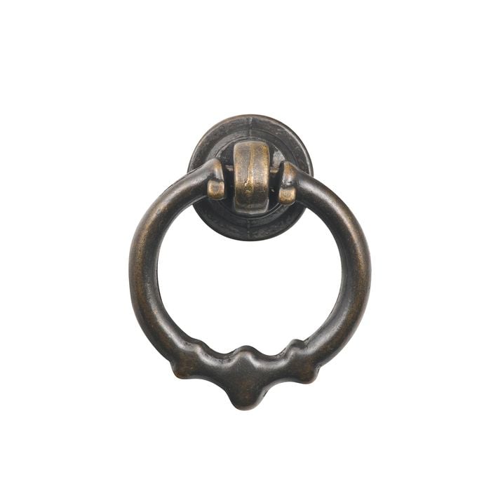 Prestige Small Antique Brass Metal Pull Knob