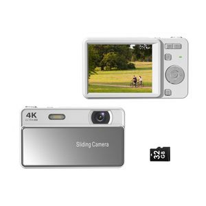 4K Sliding Camera – 64MP 16X Digital Zoom AF Auto Focus Built-in Flash for Vlog - Free 32GB TF Card