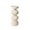Amalfi Bordon Candleholder Beige 11.5x11.5x28.5cm