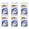 6x Wilson Mackerel Fishing Rig 3x4/0 Hook-Setup - 30lb Multi Strand Wire