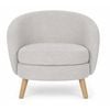 SK Designer Living | Luna Tub Accent Chair - Light Greige 108