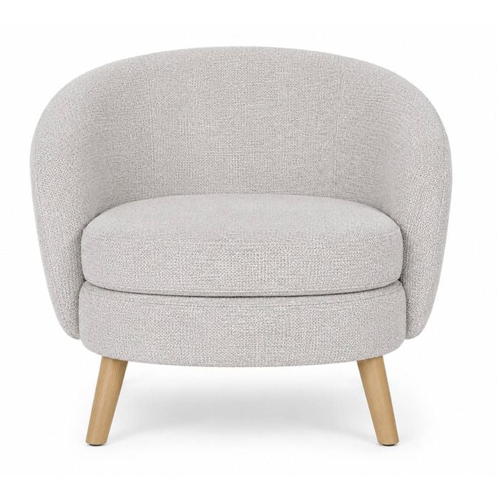 SK Designer Living | Luna Tub Accent Chair - Light Greige 108