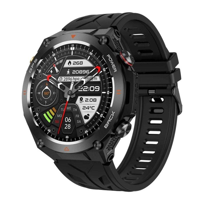 GPS Smartwatch with 1.45" HD Display, Built-in GPS, Compass, Calls & 650mAh Battery