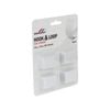 Moroday 25 x 40mm White Hook And Loop Self Adhesive Tab - 18 Pack