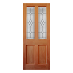 Corinthian 2040 x 820 x 40mm Entrance Door Windsor Bevelled Diamond Glass WIN7G