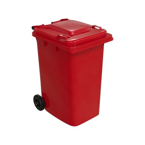 Handy 240L Red Wheelie Bin - Bunnings Australia