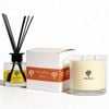 Nicola Spring Soy Wax Scented Candle & Reed Diffuser Set - Pumpkin Spice - 400g Candle 45 Hour Burn & 200ml Diffuser