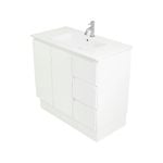 CIBO 900mm White Tonic Full Height Vanity
