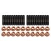 20 Pcs M10x1.5x45mm High Tensile Stud Kit For Manifold & Turbo