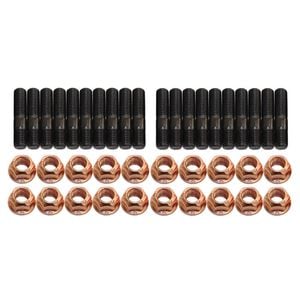 20 Pcs M10x1.5x45mm High Tensile Stud Kit For Manifold & Turbo