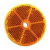Sunrise Reflector Bolt On Amber 60mm Diameter - Refa60r