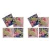 2x 4pc LVD Reef Crab Glass Coaster Mat Square 17x12cm