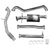 Ignite Exhausts Turbo Back For Ford Ranger Px2/px3 3.2l No Cat & Muffler Raw Aluminised Steel
