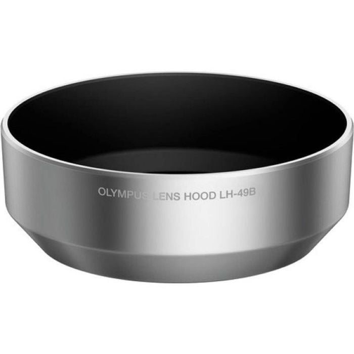 Olympus Lh-49b Lens Hood - Silver