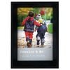 Frankie & Me Window Wooden 4x6'' Picture Frame Home/Office Photo Decor Black