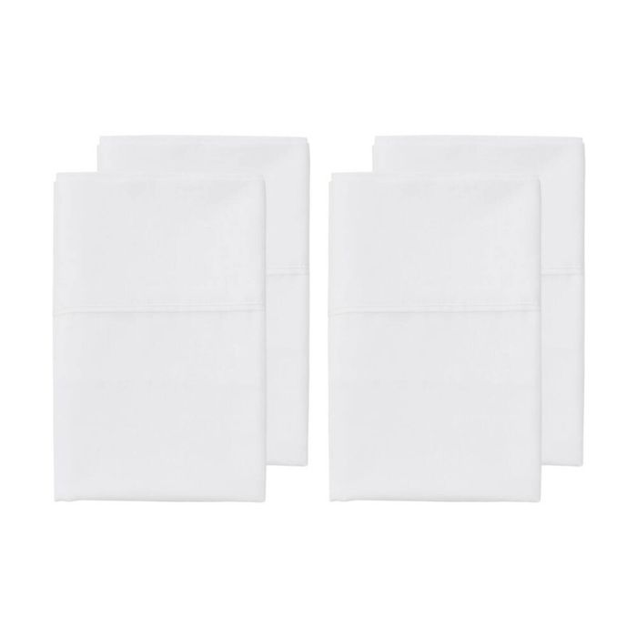 2x 2pc Grosvenor House 500TC Egyptian Cotton Standard Pillowcases White