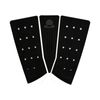 Summer vibes 3-Piece Fish Surfboard Tail Pad / Deck Grip / Traction - Black